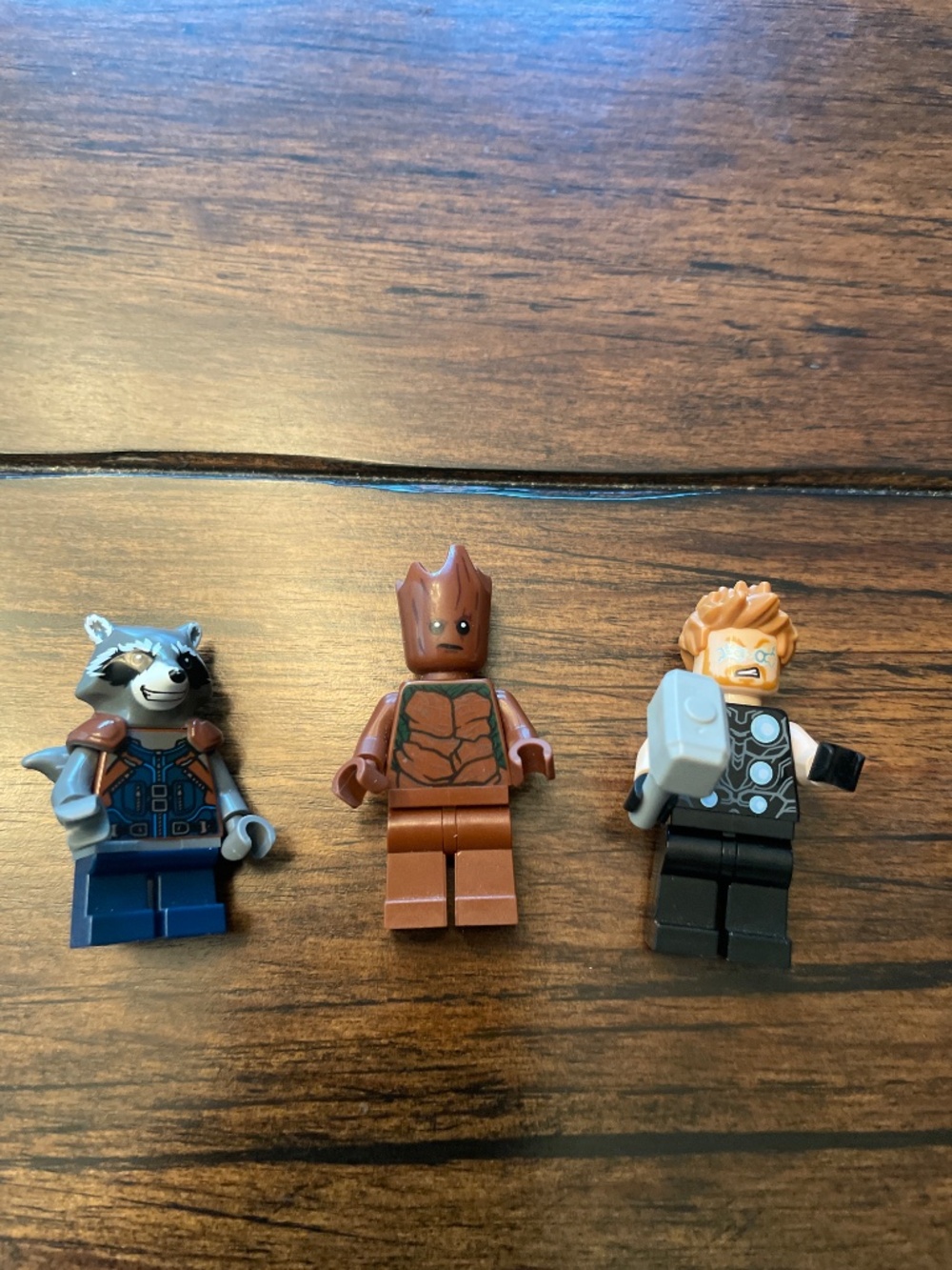 Lego Thor, Rocket Raccoon, & Groot mini figures - Picture 9 of 12